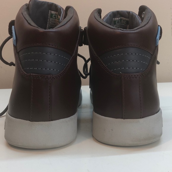 CLAE Brown Leather Boots Size 11.5 - Picture 5 of 10